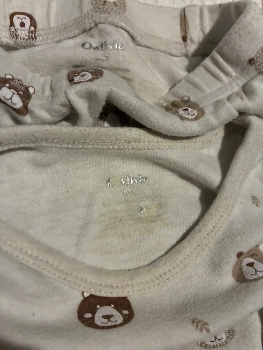 Owlivia Mini Bears Pajama Set